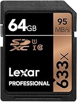 Lexar Professional 633x 64GB SDXC UHS-I Card w/Image Rescue 5 Software - LSD64GCB1NL633