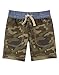 Crazy 8 Baby Boys' Grn Poshort Multi Camo Pull On Short