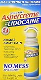 ASPERCREME With 4% Lidocaine 2.5 oz. No Mess Applicator (Pack of 1)