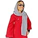 Evelots Fleece Hooded Scarf - Warm & Comfortable - One Size Fits Most