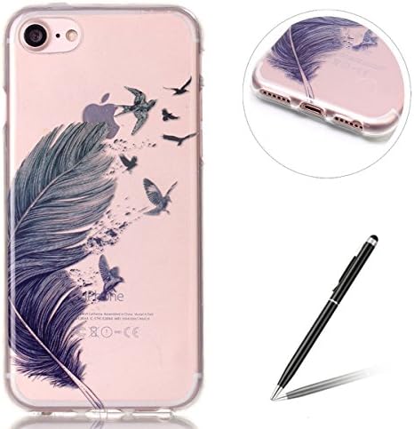 Feeltech iPhone 7 / iPhone 8 Case, Ultra Thin Crystal Clear Silicone Cover Premium Flexible Soft TPU Gel Shell Bumper Anti-Scratch Back Case for iPhone 7/8 4.7