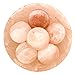 Rakaposhi Natural Himalayan Salt Ball Bowl Lamp, Authentic Stone Mineralamp, Premium Quality Wood Base with Dimmer Switch