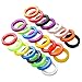 eBoot 24 Pack Key Identifier Rings Plastic Key Cap Sleeve Rings 8 Colors