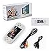 YANX Handheld 650 Classic Game Console, Portable Video Game Console Game Player Gifts for Boys Girls Kids Children (k3white)