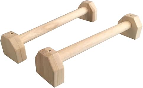 Lembeauty - 1 par de barras de empuje de madera con forma de H de 50 cm