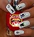 DISNEY MALEFICENT Nail Decals. Tattoo Nail Decal Set of 58.DM-001-58 by One Stop Nails