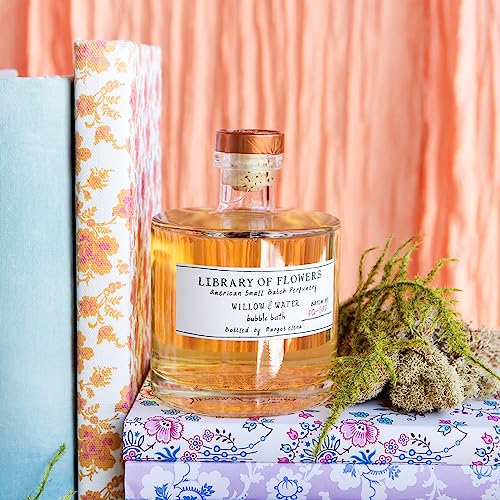 Library of Flowers Willow & Water Bubble Bath, 17 fl. oz. Cut Greens