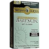 Trojan Supra Non-Latex Bareskin Condoms - Box of 6