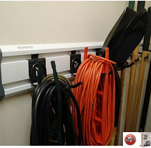 Heavy Duty Twin Hooks, Welded Steel, Easy Installation, Vinyl Covering, Black &amp; eBook by BestOffer4You