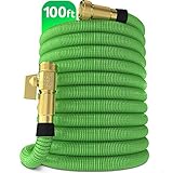 Nifty Grower 100ft Garden Hose - New Expandable Water Hose with Double Latex Core 3/4