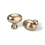TUNNY 10 Pack Oval Ellipse Single Hole Cabinet