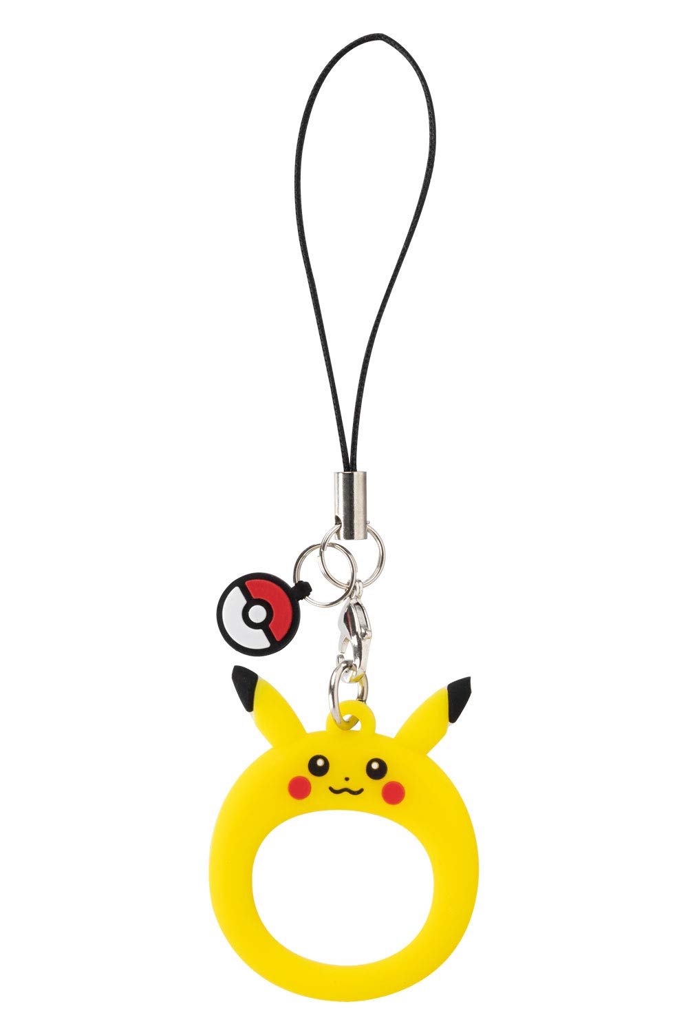 Hamee 276-917701 ポケットモンスター シリコンリングストラップ ピカチュウ ハミィの商品画像