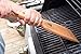 ASHLEYRIVER Wooden Grill Scraper Natural Wood BBQ Grill Cleaner Barbecue Grill Brush Non-bristles Safer Than Wire Brush Woody Safe Scrape Barbecue Griddle Cleaning Tool-16 Inch