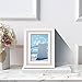 PETAFLOP 4 x 6 White Matted Picture Frame with Mat for Nursery Wall Decor, Pack of 8