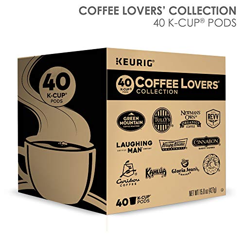 KEURIG COFFEE LOVERS’ COLLECTION SAMPLER PACK, SINGLE-SERVE K-CUP PODS, COMPATIBLE WITH ALL KEURIG 1.0/CLASSIC, 2.0 AND K-CAFÉ COFFEE MAKERS, VARIETY PACK, 40 COUNT