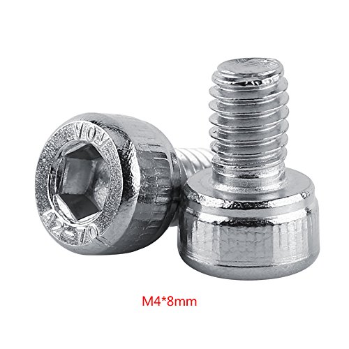 50pcs/Lot M4 Stainless Steel SS304 Hex Socket Cap Head Screws Fastener Bolt Assortment Set