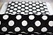 Aboo Kitchen Rugs Memory Foam Non-Slip Mat Black With White Dot (15.7