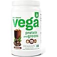 Vega Protein and Greens Protein Powder Chocolate (19 Servings) - 20g Plant Based Protein Plus Veggies, Vegan, Non GMO, Pea Protein for Women and Men, 1.4lb (Packaging May Vary)
