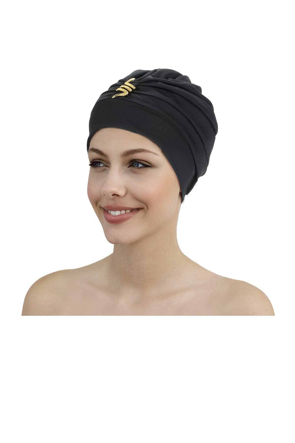 Fashy Exclusive 3483 20 Bathing Cap with Snakes Accessory Black