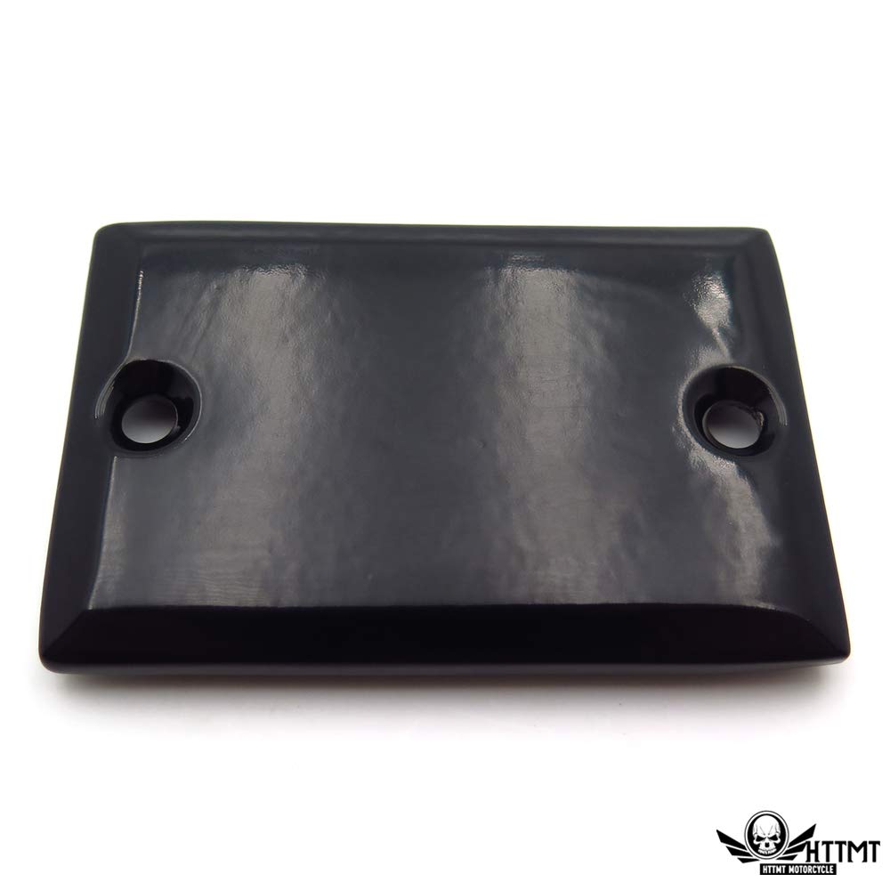 HTTMT- USMT249-030-BK-NOLOGO- Black Brake Fluid Reservoir Cap Cover Ninja Compatible With 1986-2007 Kawasaki Ninja 250 2006