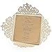 Doris Home Square Ivory Laser-cut Lace Flower Pattern Wedding Invitations CardsFall Bridal or Baby Shower Invite, Birthday Invitation Wedding Rehearsal Dinner Invites, Autumn Engagemen,100pcs,CW519_WH