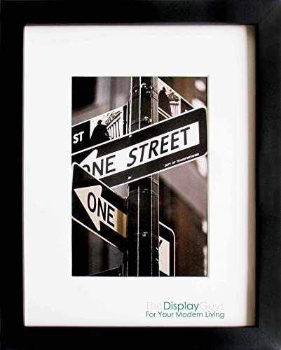 The display guys~ 5x7 inch matte black solid pine wood …