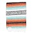 Open Road Goods Multi Color Mexican Falsa Blanket - Handwoven in Mexico - Great for The Beach, Picnics, Yoga, or a Throw! (Mint/Orange)