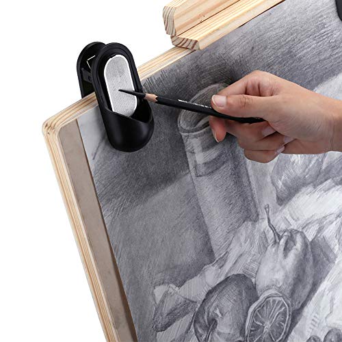 Multifunction Sketch Clip Pencil Sharpener, Pencil Lead Grinder,Painting Clip Holder Art Drawing Accessories Supply for Students, Artists and Children - Thumbnail 2