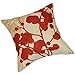 wendana red flowers pillow 18 set of 4 for teen girls