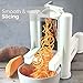Flamen Tri-Blade Slicer Vegetable Spiralizer and Fruit Spiralizing Slicer, Kitchen Cutter Tool, Veggie Spaghetti Maker for Low Carb/Paleo/Gluten-Free Meals