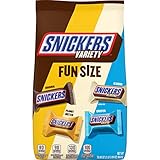 SNICKERS Variety Mix Fun Size Chocolate Candy Bars, Great for Easter Eggs & Gift Baskets, 35.09 oz.