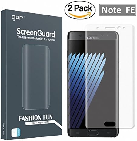 Samsung Galaxy Note FE Screen Protector, TOPTJ Tempered Glass 2.5D Round Edges High Clarity 9H Screen Hardness Touch Easy Anti-Scratch Glass Protector for Galaxy Note FE 2017 (2-Pack)