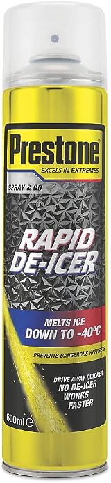 Prestone Rapid De-Icer Spray -40C Windscreen 600ml Pack of 6 view 2