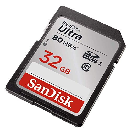 SanDisk Ultra 32GB Class 10 SDHC UHS-I Memory Card up to 80MB/s (SDSDUNC-032G-GN6IN)