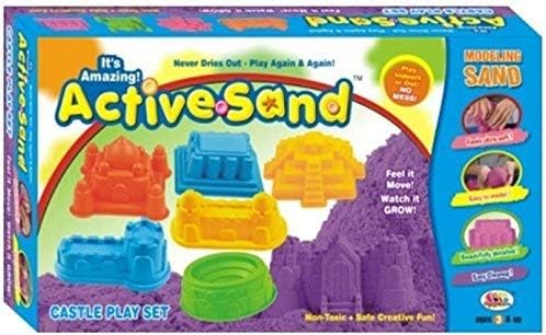 House Of Gifts Active Sand Castle Play Kit - Multi Color and Mini Foldable Pocket Size Magnetic Travel Chess Set Board Game