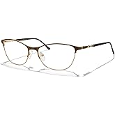 OLIEYE Cat Eye Reading Glasses For Women Retro Design Reader Computer Glasses with Spring Hinges
