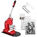 Yaheetech 1Inch 25mm Button Badge Maker Machine with Extra 500Pcs Button Parts Circle Cutter School DIY