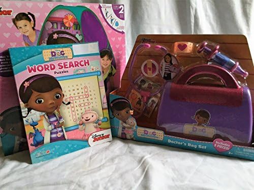 Disney Doc Mcstuffins Play Bundle. Hide and Play Tent , Physician Set and Coloring Activity Book