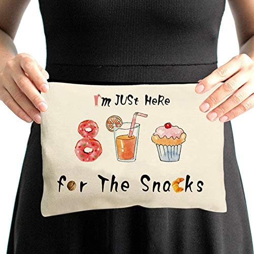 First Spring Snacks Bag For Travel, Funny Makeup Canvas Toiletry Travel Kit Cosmetic Travel Bag 7.8x 9.8 Inch 5 First Spring Snacks Bag For Travel, Funny Makeup Canvas Toiletry Travel Kit Cosmetic Travel Bag 7.8x 9.8 Inch