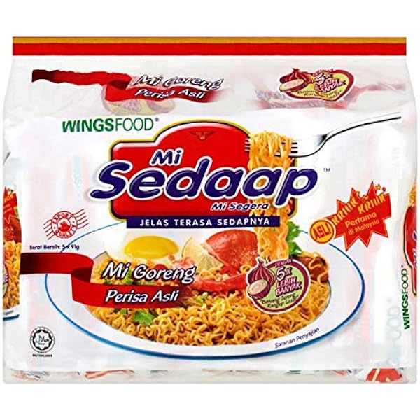 Amazon Com Mi Sedaap Fried Instant Noodle 3 21 Oz Pack Of 15 Pcs Grocery Gourmet Food