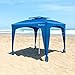 EasyGo Cabana -Beach & Sports Cabana keeps you Cool and Comfortable. Easy Set-up and Take Down. Large Shade Area. More Elegant & Classier than Beach Umbrella (Blue)