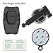 iKross Auto Lock 2-in-1 Car Phone Mount, Dashboard Mount Car Windshield Mount Cell Phone Holder - Black