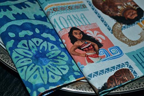 Moana Reversible Cloth Napkins/Set of 4