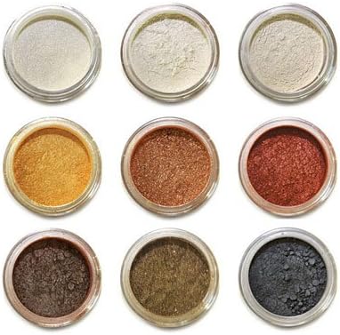 Amore Mio Cosmetics 9-Stack Eye Shadows Set, 02/B, 9-Count