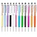 Stylus Pen, 12 Pack 2 in 1 Universal Stylus Pen Capacitive Stylus & Black Ink Ballpoint Pen Stylus for iPhone X 8 7/6 6s Plus, iPad, Tablets, Samsung Galaxy and Other Touch Screens Device