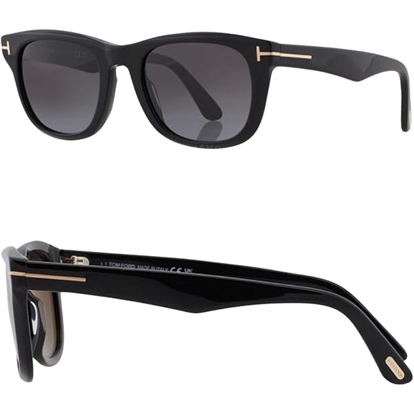 Amazon.com: Tom Ford Sunglasses FT 1076 Kendel 01M Shiny Black