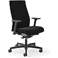 HON Ignition Fabric Mid-Back Task Chair, Black