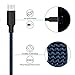 XIANDAN Micro USB Cable,4Pack 3FT 6FT 6FT 10FT Nylon Braided Android Charger USB to Micro USB Charging Charger Cord for Samsung Galaxy S7 Edge/S7/S6/S4/S3,Note 5/4/3 (Black&Blue)