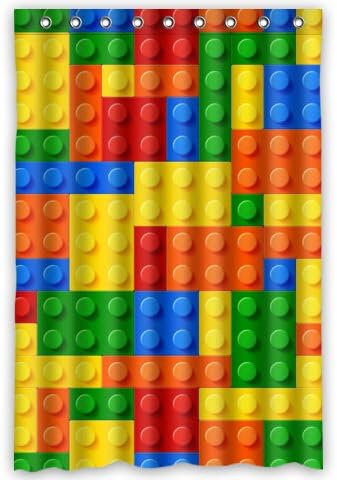 Creative Bath Lego Bricks Shower Curtain 48 X 72 Amazon Ca