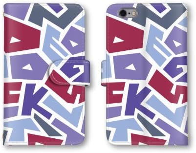 Amazon Co Jp ノーブランド品 シンプルスマホ2 401sh スマホケース 手帳型 カラフル 派手 文字 ブロック マルチカラー 5番 紫色 パープル ライトブルー バーガンディー かわいい おしゃれ 携帯カバー 401sh ケース 携帯ケース カメラ